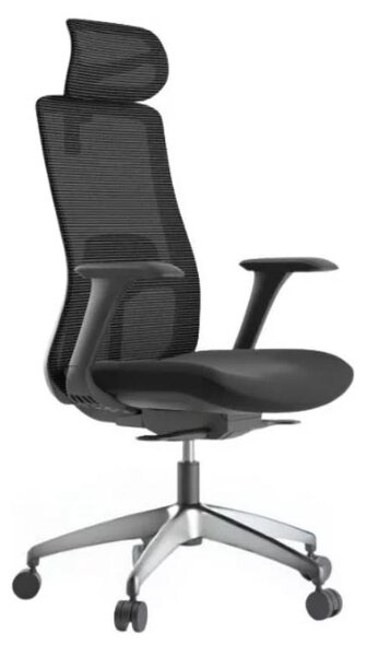 MERCURY Ergonomická stolička WISDOM čierna/čierny plast