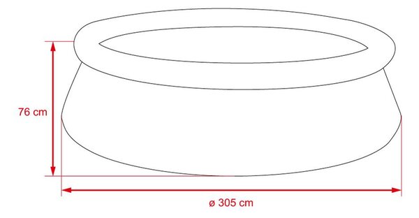 Bazén Planet Pool Quick 3,05 x 0,76 m Ratan