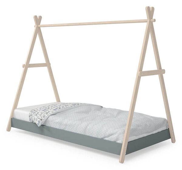 MUZZA Detská posteľ furta 90 x 200 cm zelená