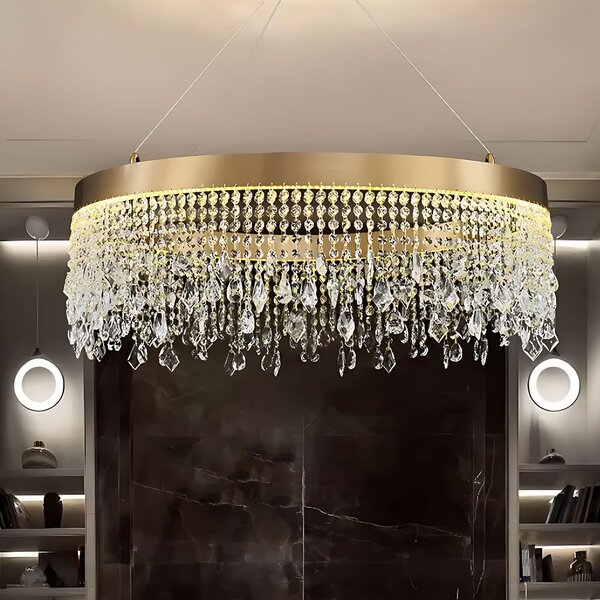 Toolight Toolight, LED stropné osvetlenie 60cm, 24W, 4000K, APP1731-1CP, zlatá, OSW-04342