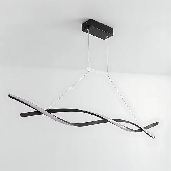 Toolight Toolight, LED závesné osvetlenie 120cm, 46W, 3000K, 2000lm, LHJ020-CP, čierna, OSW-50046