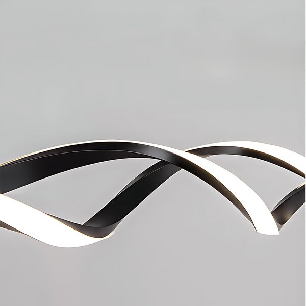 Toolight Toolight, LED závesné osvetlenie 120cm, 46W, 3000K, 2000lm, LHJ020-CP, čierna, OSW-50046