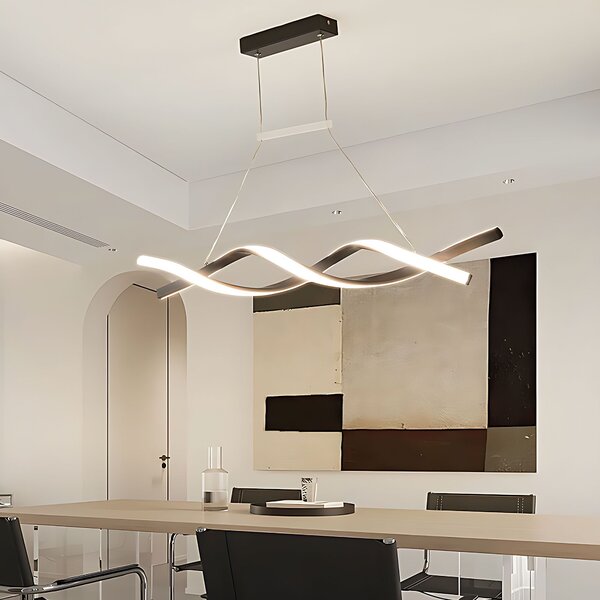 Toolight Toolight, LED závesné osvetlenie 120cm, 46W, 3000K, 2000lm, LHJ020-CP, čierna, OSW-50046
