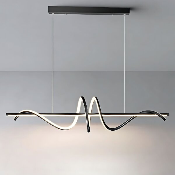 Toolight Toolight, LED stropné svietidlo 120cm, 50W, 3000K, LHJ023-CP, čierna matná, OSW-50011