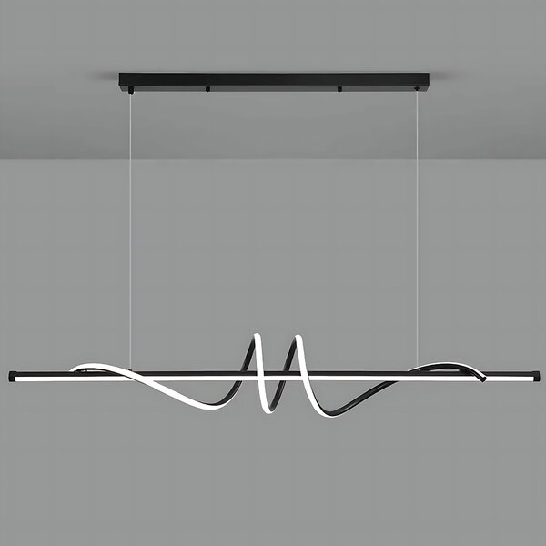 Toolight Toolight, LED stropné svietidlo 120cm, 50W, 3000K, LHJ023-CP, čierna matná, OSW-50011