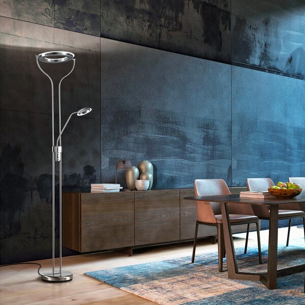 STOJ. LED LAMPA S RAM. NA ČÍT, 36/47/180 cm Fischer & Honsel - Série svietidiel