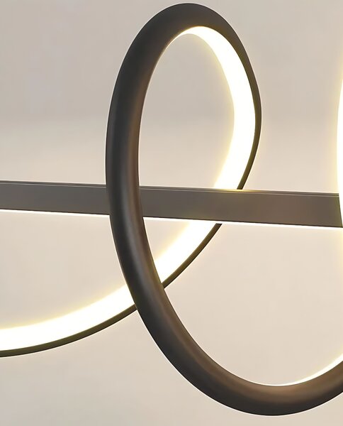 Toolight Toolight, LED stropné svietidlo 120cm, 50W, 3000K, LHJ023-CP, čierna matná, OSW-50011