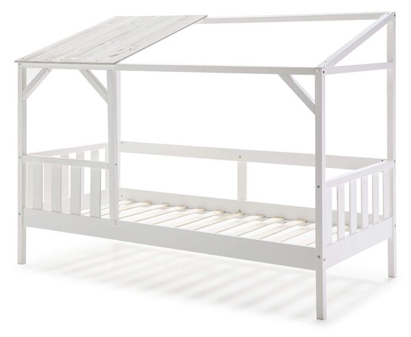 MUZZA Detská posteľ noma 90 x 200 cm biela