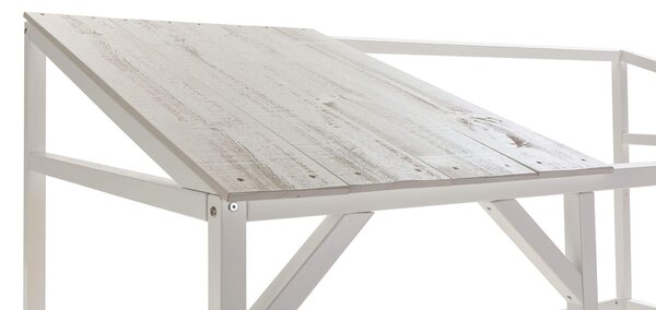 MUZZA Detská posteľ noma 90 x 200 cm biela