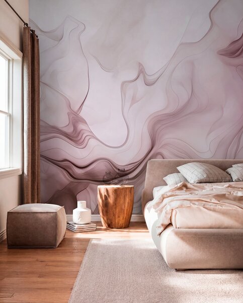Tapety Pastelové abstraktné vlny na svetlom pozadí, Fototapety akvarel, w01185v2 : Uwalls.sk