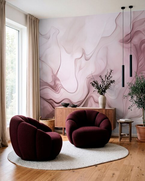 Tapety Pastelové abstraktné vlny na svetlom pozadí, Fototapety akvarel, w01185v2 : Uwalls.sk