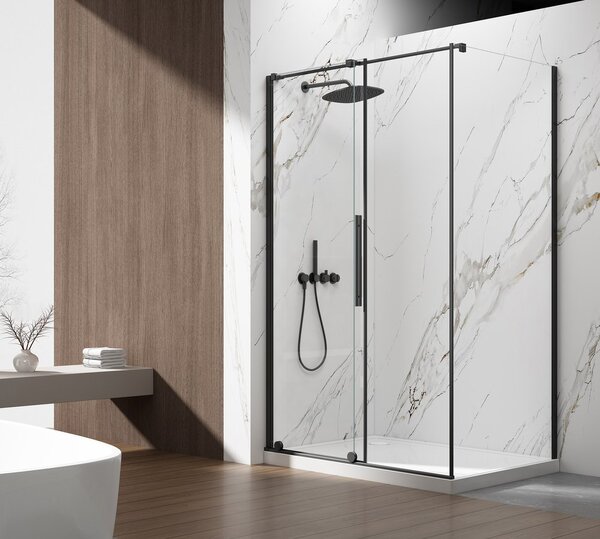 Gelco Gelco, SPIRIT BLACK obdĺžniková sprchová zástena 1000x800mm L/P varianta, GI1010BGI3580B