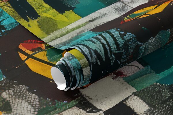 Tapety Lebka v graffiti, Fototapety street art, w01187 : Uwalls.sk