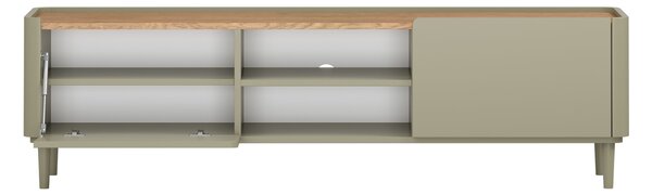 TV stolík Elivo 170 cm na nožičkách - eukalyptus / dub baltic dune