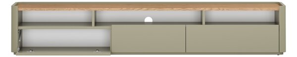 TV stolík Elivo 200 cm - eukalyptus / dub baltic dune