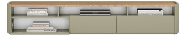 TV stolík Elivo 200 cm - eukalyptus / dub baltic dune