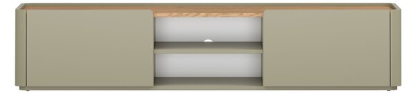 TV stolík Elivo 170 cm so zásuvkou - eukalyptus / dub baltic dune