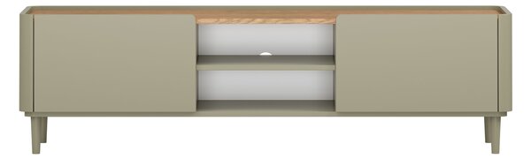 TV stolík Elivo 170 cm na nožičkách - eukalyptus / dub baltic dune