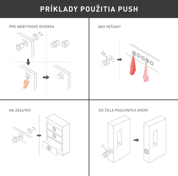 PR - Úchytka PUSH - HR