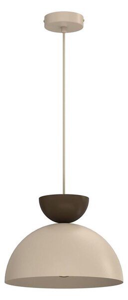 Luster na lanku NEVIS 1xE27/15W/230V pr. 29 cm béžový