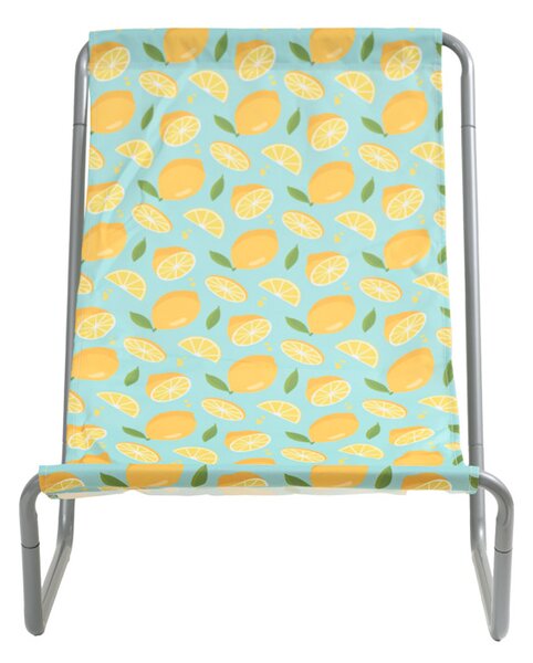Skladacie plážové lehátko SAND LEMON, farebné