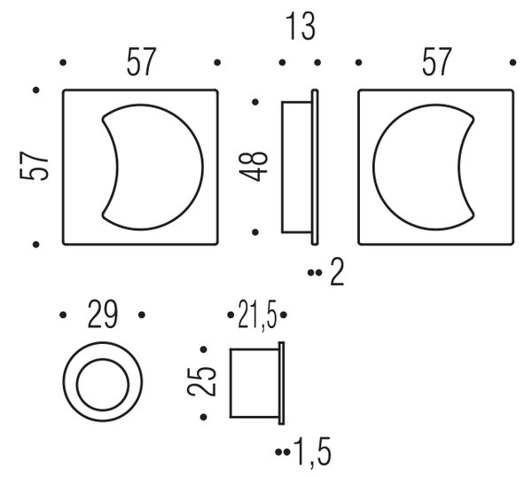 COLOMBO CB - SET NA POSUVNÉ DVERE ONEQ - HR WC ZLC (C09)