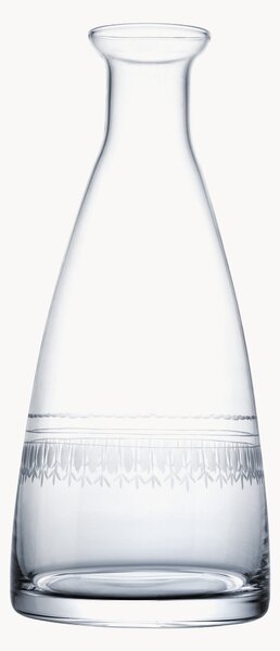 Ručne fúkaná krištáľová karafa Ovals, 850 ml