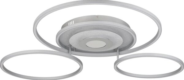 Globo 67824-60 - LED stmievateľné stropné svietidlo MILES 60W/230V 80,8x99,2 cm strieborné+DO