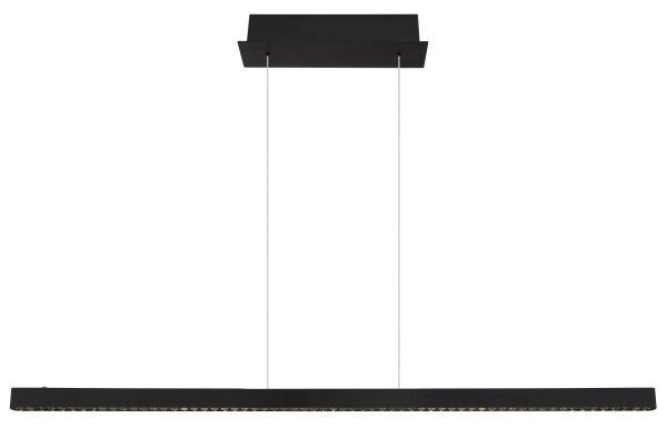 Globo 17013HB - LED stmievateľné dotykové závesné svietidlo na lanku DENTSY LED/43W/230V 4000K čierna