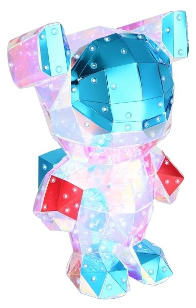 Globo 28085 - LED stolová dekorácia v darčekovom balení BRONDAR 0,03W/5V USB vesmírny medveď