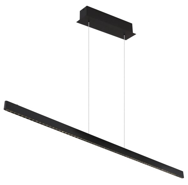 Globo 17013HB - LED stmievateľné dotykové závesné svietidlo na lanku DENTSY LED/43W/230V 4000K čierna