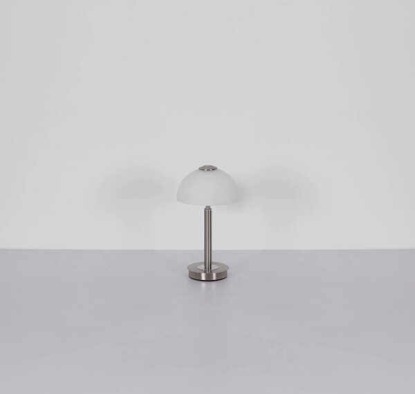 Globo 21953N - stmievateľná dotyková stolová lampa ULDIN LED/7W/230V 3000K matný chróm