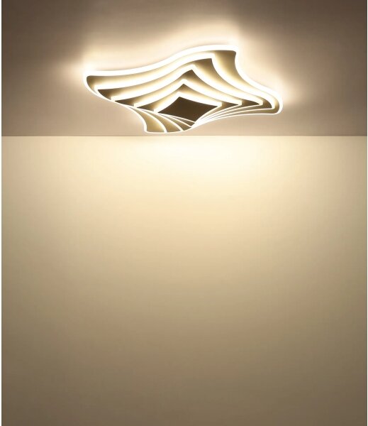 Globo 41786-42 - LED stmievateľné stropné svietidlo OCTAVIO 42W/230V 45x45 cm + diaľkový ovládač