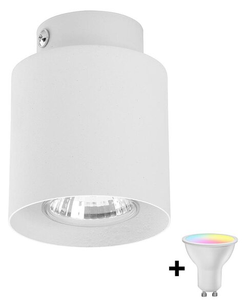 LED RGBW Stmievateľné bodové svietidlo VICO WHITE 1xGU10/6,5W/230V 2700-6500K
