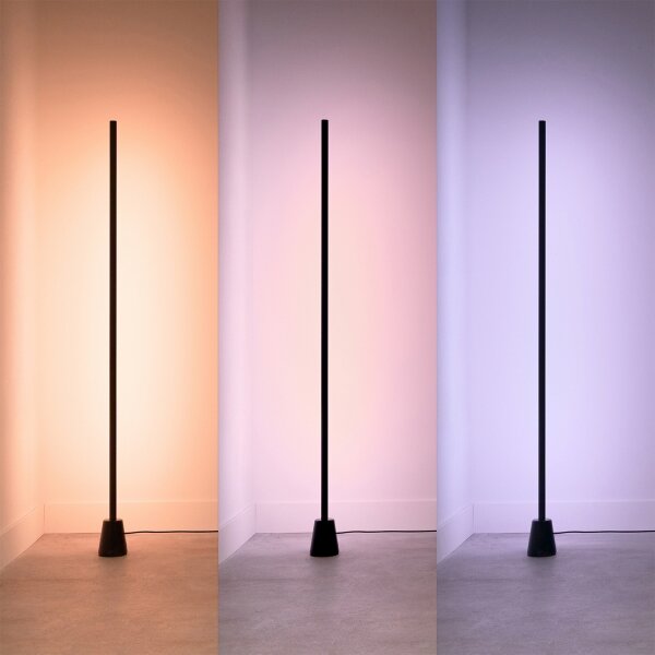 Philips -LED RGBIC Stmievateľná stojacia lampa GRADIENT LED/9,7W/230V 2200-6500K Wi-Fi