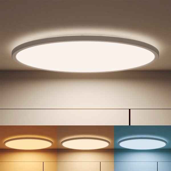 Philips-LED Stmievateľné stropné svietidlo SUPERSLIM LED/32W/230V 2700-6500K Wi-Fi