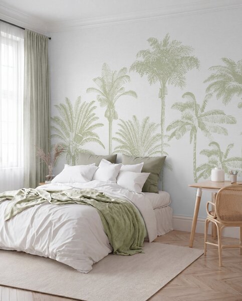 Tapety Palmový háj v šalviovej, Fototapety s prírodnými motívmi, w08111v3 : Uwalls.sk