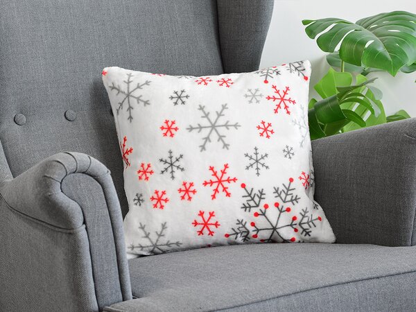 XPOSE® Mikroplyšová obliečka na vankúš SNOWFALL 50X50 cm