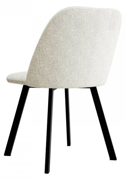 Mirjan24 Čalúnená jedálenská stolička JK109, Dostupné poťahy: Uttario Velvet 2980 + Uttario Velvet Pik 2980, Dostupné farby: čierna 5903211518737