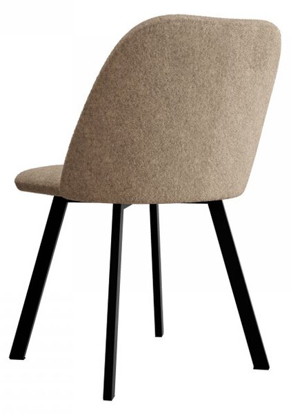 Mirjan24 Čalúnená jedálenská stolička JK109, Dostupné poťahy: Uttario Velvet 2980 + Uttario Velvet Pik 2980, Dostupné farby: čierna 5903211518737