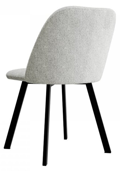 Mirjan24 Čalúnená jedálenská stolička JK109, Dostupné poťahy: Uttario Velvet 2980 + Uttario Velvet Pik 2980, Dostupné farby: čierna 5903211518737