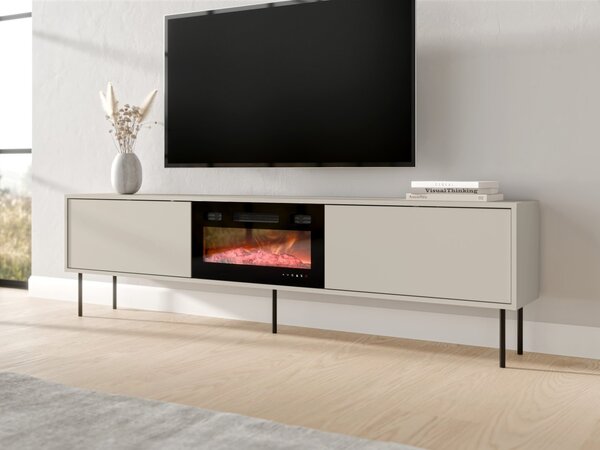 Mirjan24 TV skrinka/stolík s krbom Sarimzo 200 EF, Farby: kašmír 5903211538650