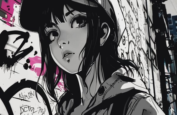 Tapety Anime dievča, Fototapety Izba pre tínedžerov, w00973 : Uwalls.sk