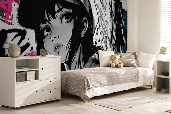 Tapety Anime dievča, Fototapety Izba pre tínedžerov, w00973 : Uwalls.sk