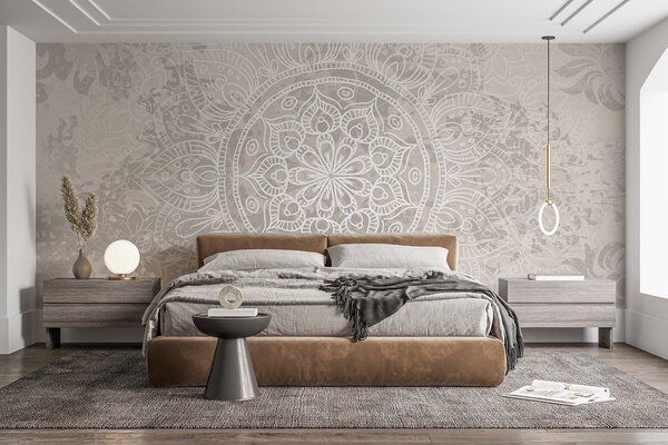 Tapety Mandala jemných línií, Fototapety orientálny štýl, w08246 : Uwalls.sk