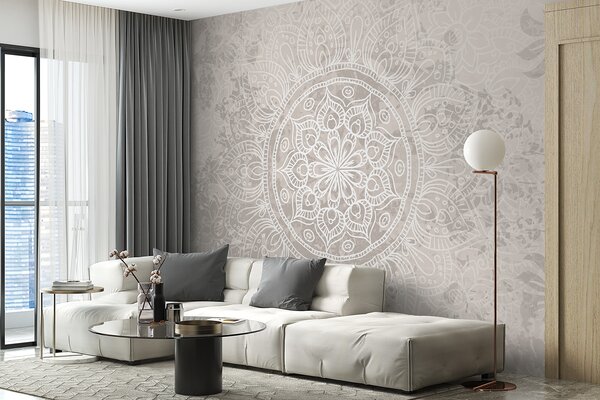 Tapety Mandala jemných línií, Fototapety orientálny štýl, w08246 : Uwalls.sk