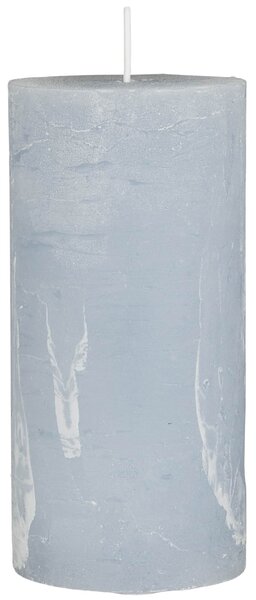 Okruhlá sviečka Rustic Dusty Blue 14 cm
