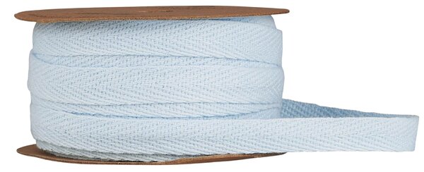 Bavlnená stuha na rolke Light Blue – 5 m