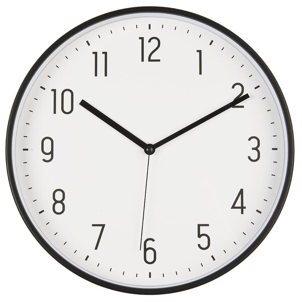Nástenné hodiny Black Ø 30 cm