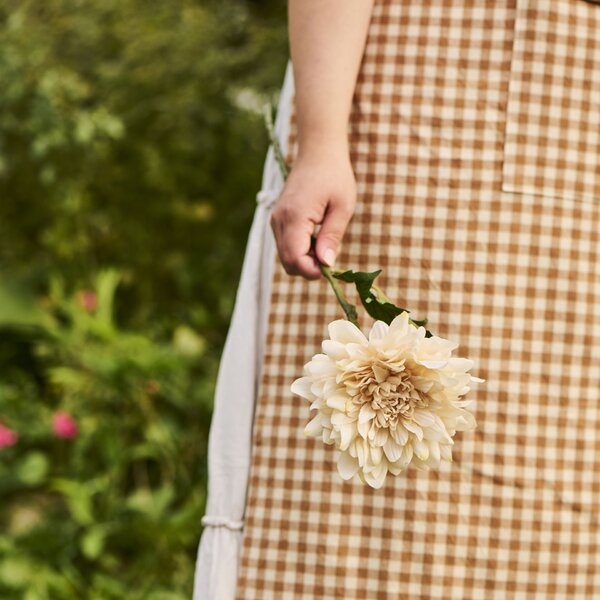 Umelá kvetina Dahlia Light Yellow